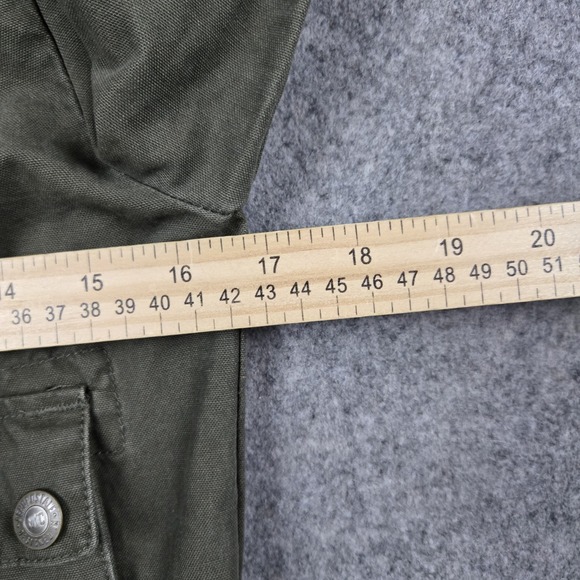NWT Aeropostale Jacket Womens Small Green Utility Pockets Full Zip Lightweight - Picture 13 of 16